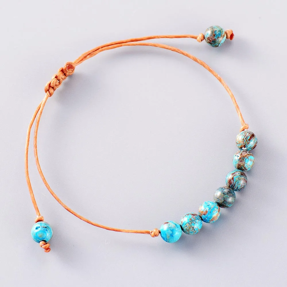 Браслет для девочек эксклюзивный браслет дружбы из натурального камня бисера в