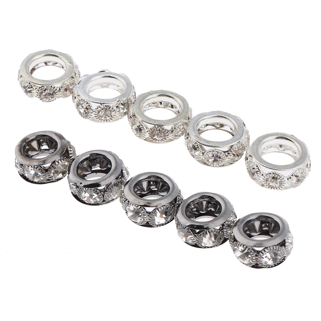 5x Hair Beads Beard Jewelry Beard Hair Accessory  Hair Beads for Beards Hair Pendants & Bracelets DIY