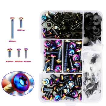 

Universal CNC Motorcycle Fairing screws Bolt outer Hexangular Screw Nut For Kawasaki NINJA 400R GTR1400 ZX14R Z1000SX H2R