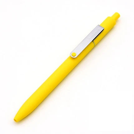 Xiaomi mi ручка KACO mi DOT гелевая ручка простая одноцветная 0,5 мм офисная Студенческая Ручка гелевая черные чернила для ручки школьные офисные принадлежности - Цвет: Yellow 1pcs