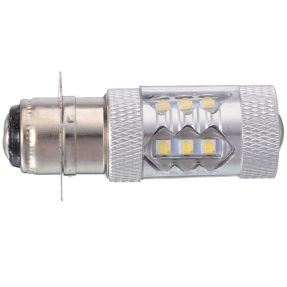 Universal 1pcs P15D H6M Motorcycle Headlight Day-time Running Moto 20SMD LED Bulbs Lights 6500K-8500K Motobike Scooter Lamps