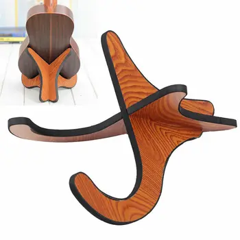 

Guitar Accessories Foldable Hardwood Guitar Bass PVC Collapsible Holder Stand Ukulele Violin Mandolin Banjo Accessories