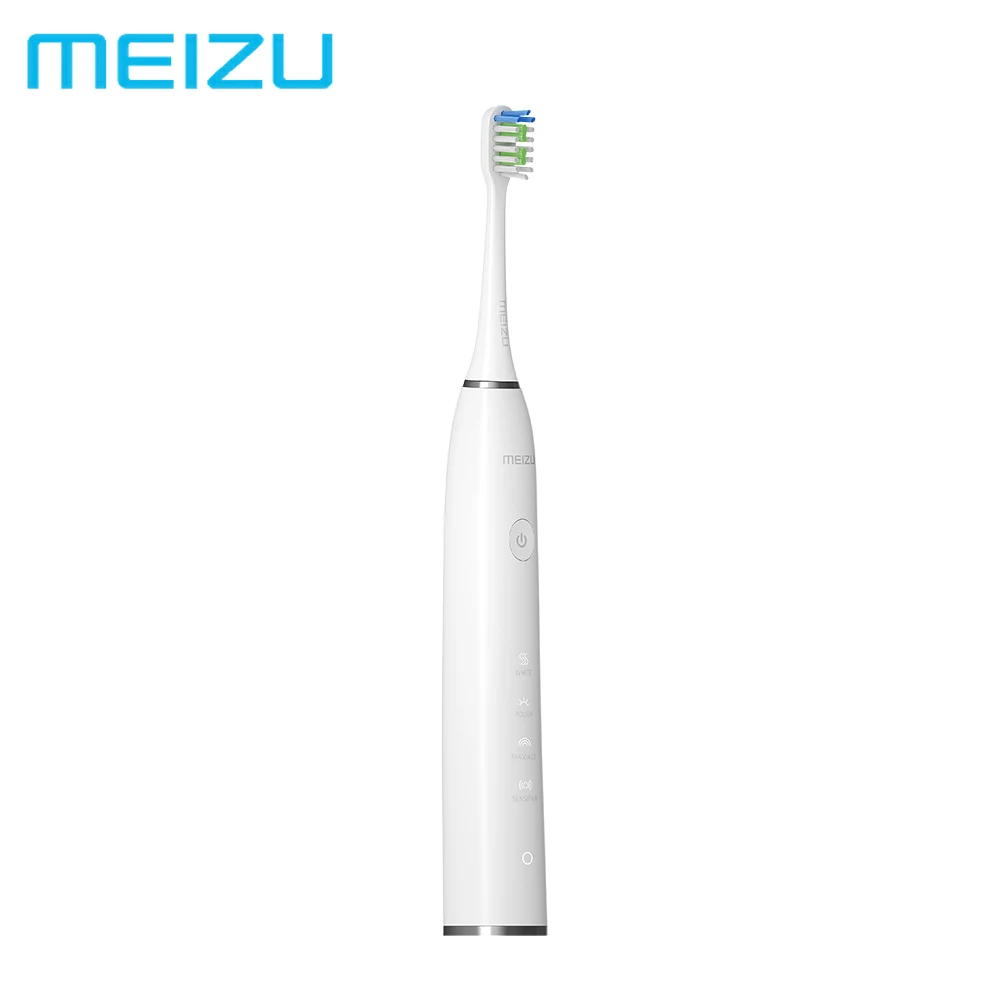 Новинка MEIZU AET01 анти-брызг акустическая электрическая зубная щетка Беспроводная зарядка IP7 моющаяся электронная отбеливающая зубная щетка