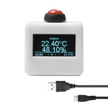 

Household Mini Size Portable LCD Wifi Weather Clock with Automatic Time Calibration Function