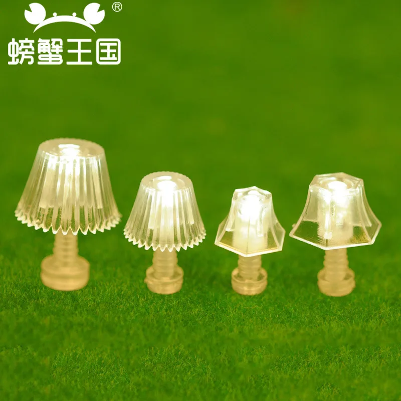 

Crab Kingdom DIY Architecture Model Sand Table Material Luminescent Lamp Desk Lamp Different Specification