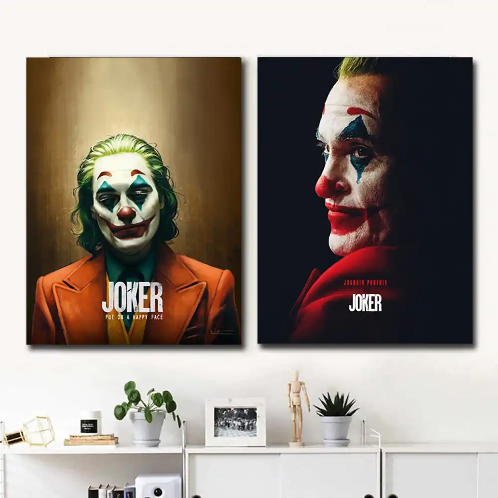 Joker Film Afis Joaquin Phoenix Duvar Kagidi Dc Super Kahraman
