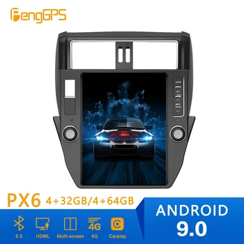 

Tesla style Android 9.0 PX6 4GB RAM Car GPS Navigation For TOYOTA Land Cruiser Prado 150 2010-20013 head unit multimedia player