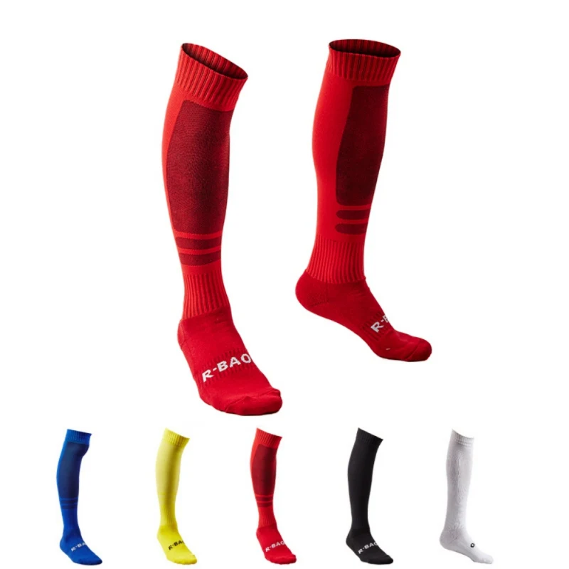 

High-quality Men Women Soccer Football socks Unisex Sport Running Cycling Socks Deodorization Terry Soccer Stocking Men Women