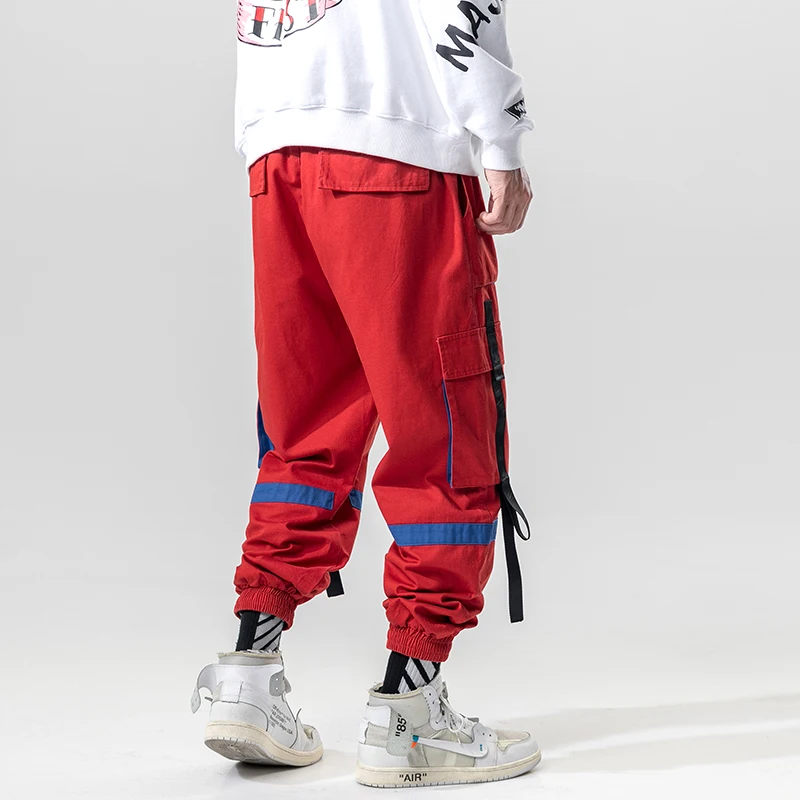 Yasword Men Pants Trousers Straight Ankle-Length Solid Color Casual Fashion Loose Male Elastic Waist Clothing Streetwear Yasword Men Pants Trousers Straight Ankle-Length Solid Color Casual Fashion Loose Male Elastic Waist Clothing Streetwear
