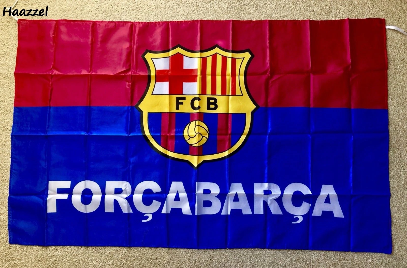 

FC Barcelona Flag Banner 3x5 ft Catalanes Spain Soccer Futbol Espanol Bandera