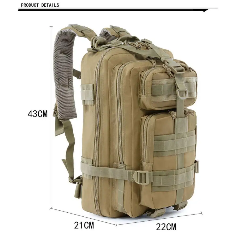 3D Спорт на открытом воздухе военные тактические альпинистские Рюкзаки Кемпинг Туризм треккинговые Рюкзаки Дорожные уличные сумки новые