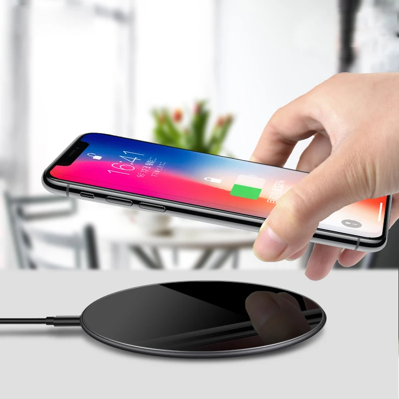

For Xiaomi Fast Wireless Charger 15W Quick Charging Pad For iPhone X Xs MAX XR 8 8P Samsung S8 S9 S10 Plus Note 9 8 Huawei