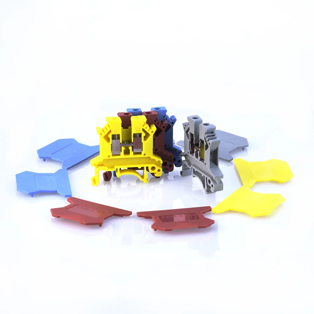 10Pcs Din Rail Terminal Block UK-2.5B Wire Electrical Conductor Universal Connector Screw Connection Terminal Strip Block UK2.5 10Pcs Din Rail Terminal Block UK-2.5B Wire Electrical Conductor Universal Connector Screw Connection Terminal Strip Block UK2.5