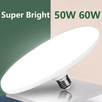 E27 Led Lamp 220V Led Lamp Lampen 15/20/30/40/50W 60W Ufo Spots Bombillas Ampul Led Verlichting Voor Thuis Verlichting Wit