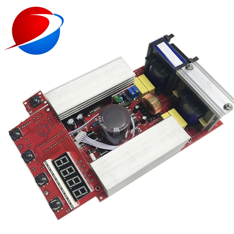 US $110.00 28K40K Ultrasonic Generator PCB With Display Board 300W Ultrasonic Transducer Driver For Small Ultrasonic Cleaner