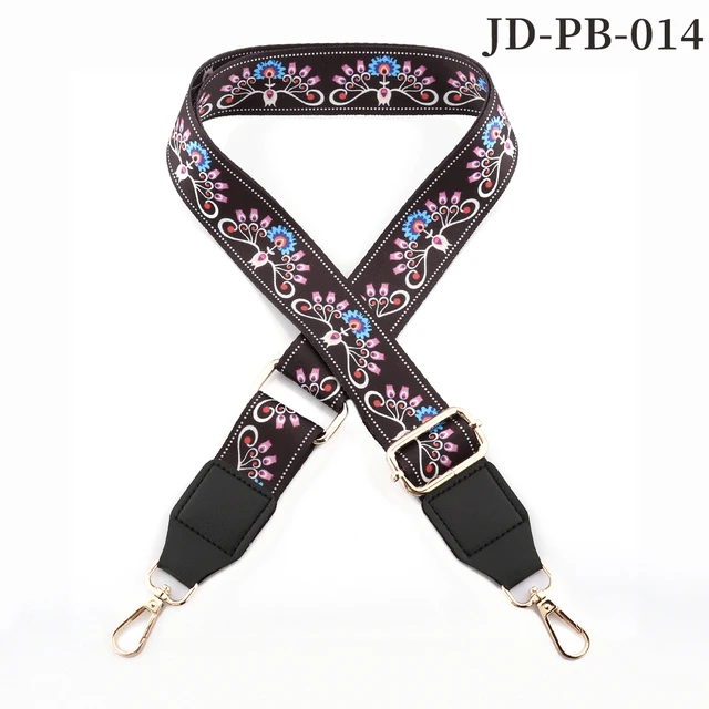 Bag Parts Accessories Shoulder Strap  for Handbags Adjustable Bag strap leather Belt Wide Rainbow  Purse Strap for Bag Replaceme JD-PB-014