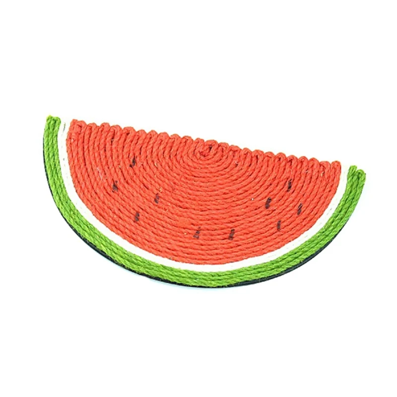 barbecue explosie verkopen H051 Kat Krabben Mat Voor Indoor Katten Sisal Tapijt Scratcher Watermeloen  Ontwerp Kitten Slapen Pad Play Speelgoed Antislip Bodem|Meubels & Krabbers|  - AliExpress