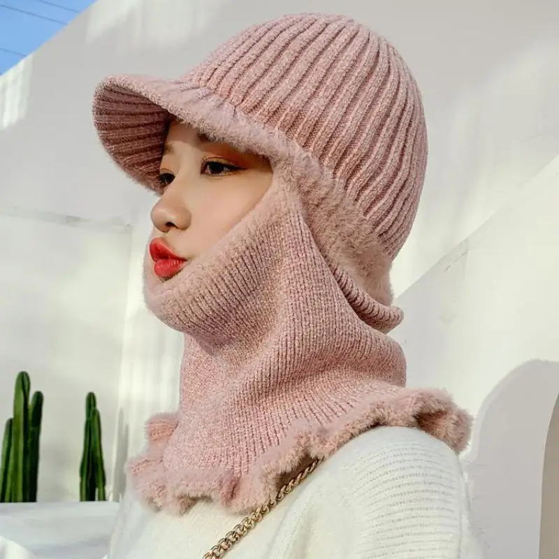 COKK зимняя вязаная шапка бини женская шапка бархатные Skullies Beanies Зимние шапки для женщин шапки Gorras Bonnet маска брендовые шапки