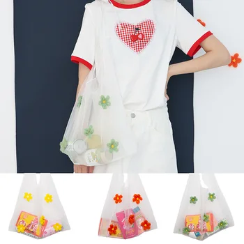 

Eugen yarn three-dimensional small daisy casual wild canvas bag student shoulder bag hand bag female bag