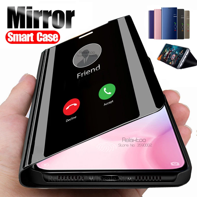 Зеркальный чехол для смартфона xiaomi mi 9 lite книжка с подставкой xiomi mi9 light mi9lite xiaomi9