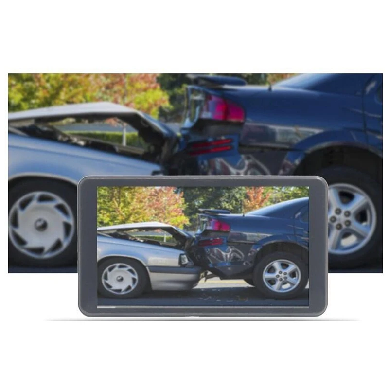 HD 4 Zoll Dual Objektiv Presse Fahren Recorder GPS Fahren Recorder 24H Parkplatz Überwachung