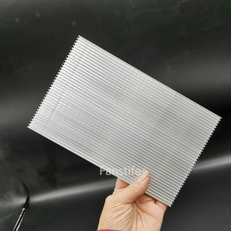 200*127*8mm Led Heatsink Aluminum Alloy Aadiator Router Power Amplifier Heat Dissipation Aluminum Profile