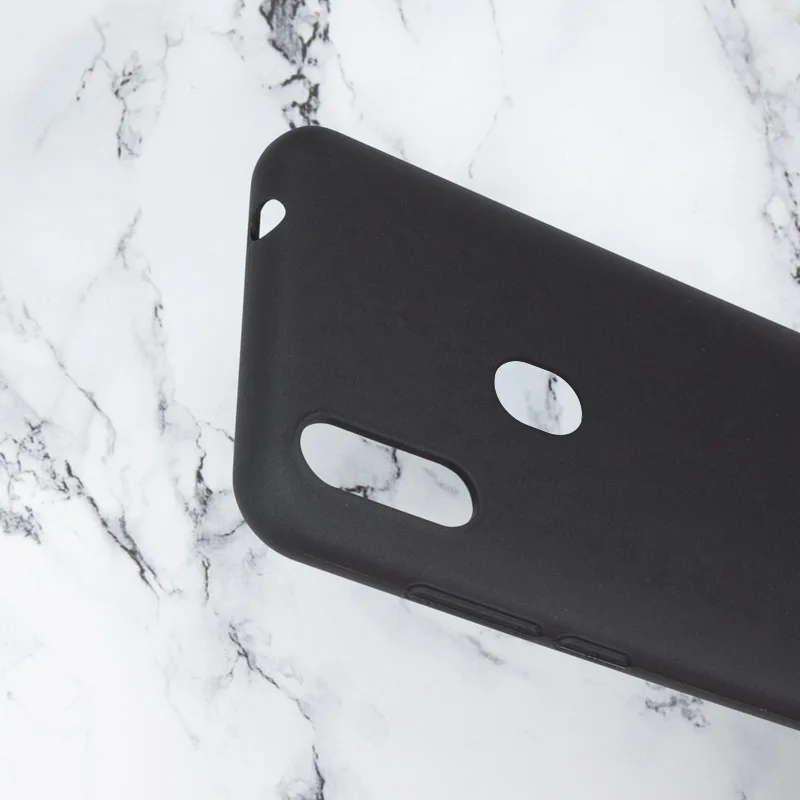 Black silicone case Чехол-книжка для samsung Galaxy A20 SM-A205F A202F A305F A405F для samsung Galaxy A20e A30 A40 из искусственной кожи - Цвет: Black silicone case
