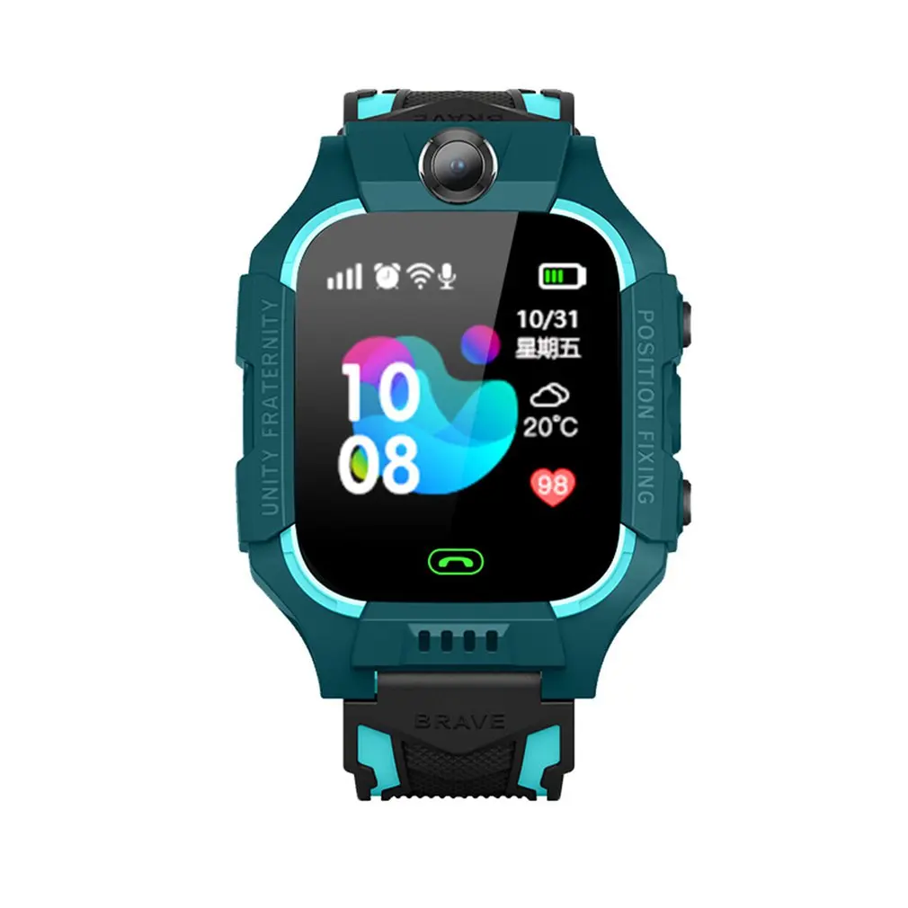 Kids Smart Watch Phone For Girls Boys With Gps Locator Pedometer Fitness Tracker Touch Camera Anti Lost Alarm Clock Q19