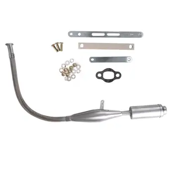 

All New Black Silver Viper Flexible Muffler Pipe For 80cc Bike Gas Engine Motor Parts