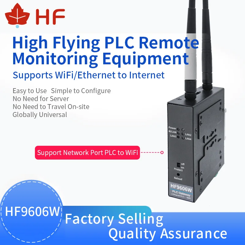 Hf9606w Industrial Plc Remote Monitoring Equipment 4 Ports Rj45 Support ...