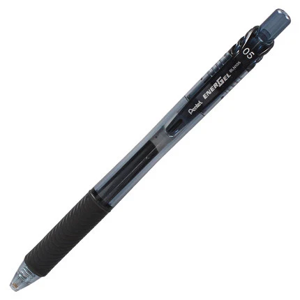 3 шт Pentel 0,5 мм BLN105 Япония Премиум жидкие чернила быстросохнущие иглы точка гелевая ручка Высокое качество отличное нажатие ручка - Цвет: Black rod black core