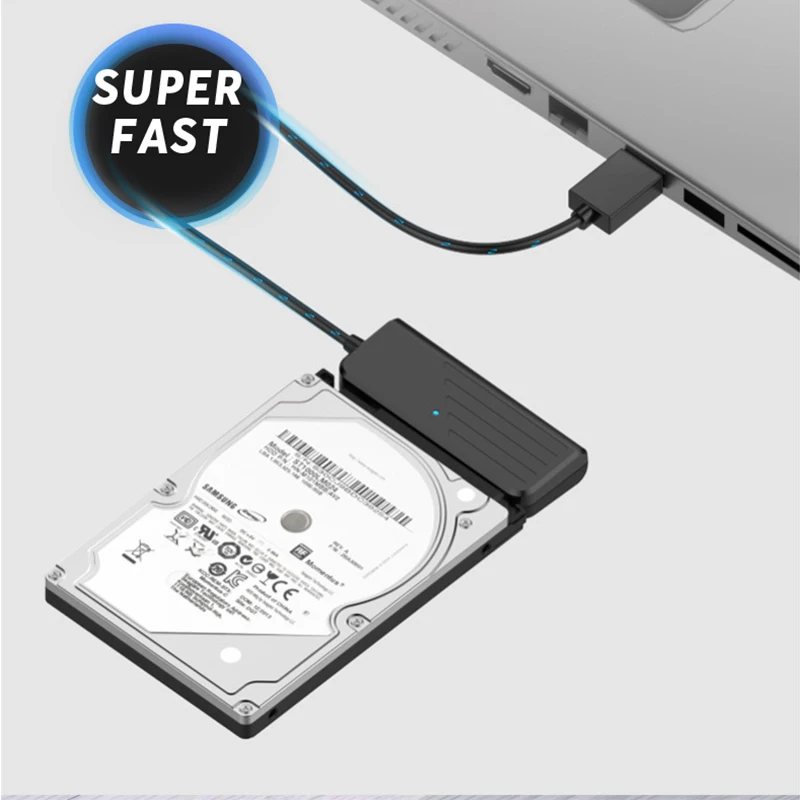 UTHAI T35 HDD Adapter HD External USB 3.0/Type-C to SATA3 Converter Cable 2.5" SATA HDD SSD 5Gbps JMS578 Chip hard drive adapter ssd adapter