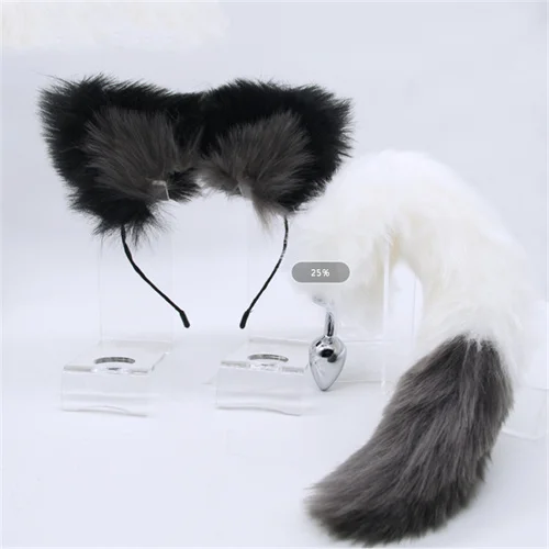 Lolita Accessories Sexy Fox Tail COSPLAY Anime Beast Ear Beast Tail Wolf Ear Cat Ear Fox Ear Anime Accessories Party Decoration spider woman costume Cosplay Costumes