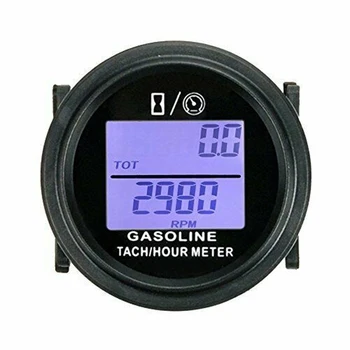 

1pc Car Tachometer Digital 2/4 Stroke Engines LCD ABS Replacement Speed Timer
