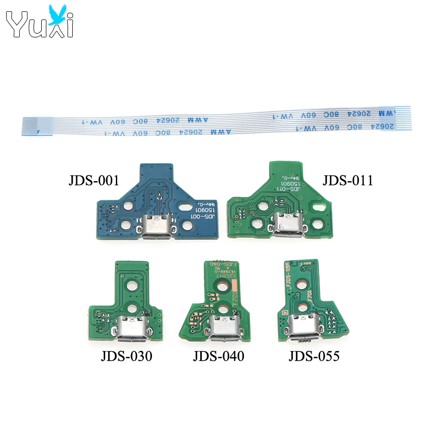 Тонкий контроллер YuXi для PS4 Pro печатная плата JDS 001 011 030 040 055 с 12 14 контактным гибким
