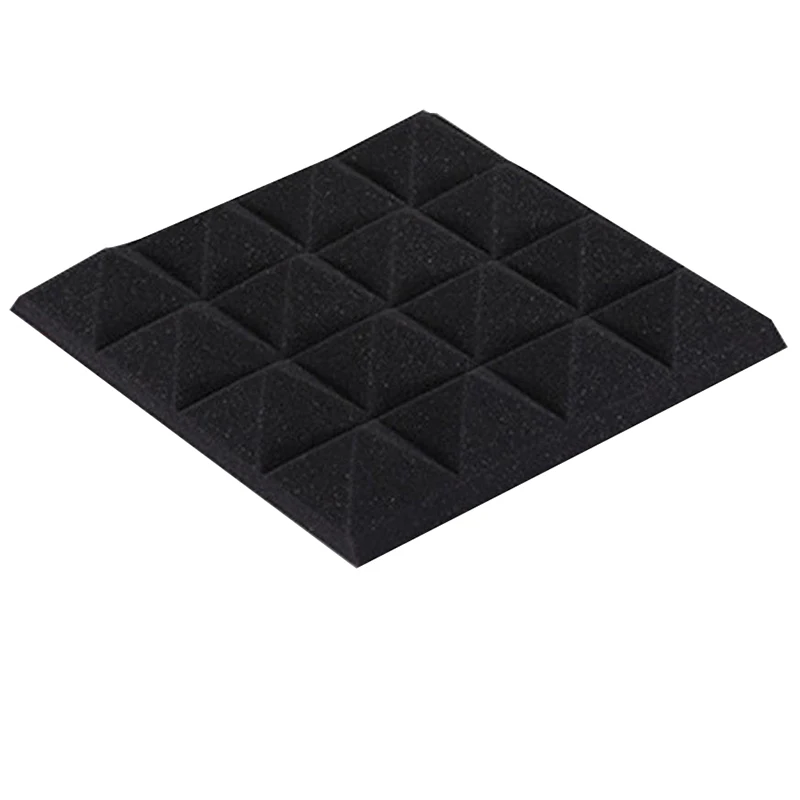 

25X25X5Cm Soundproof Sponge,Acoustic Foam Panel Stop Absorption Studio Ktv Sound For Home Decor Art Bedroom Bathroom Living Room