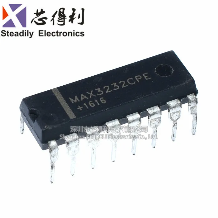 10 шт./лот Новинка MAX3232 MAX3232CPE MAX3232EPE Dip-16 RS-232 трансивер | Электронные компоненты и