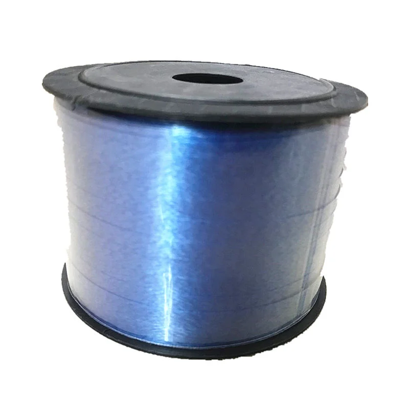 Dark Blue 5mmX100Y Торговля разнообразие воздушных шаров лента DIY Упаковка для подарков на день рождения лента-лазер вечерние украшения свадебные праздничные аксессуары лента - Цвет: Dark Blue 5mmX100Y