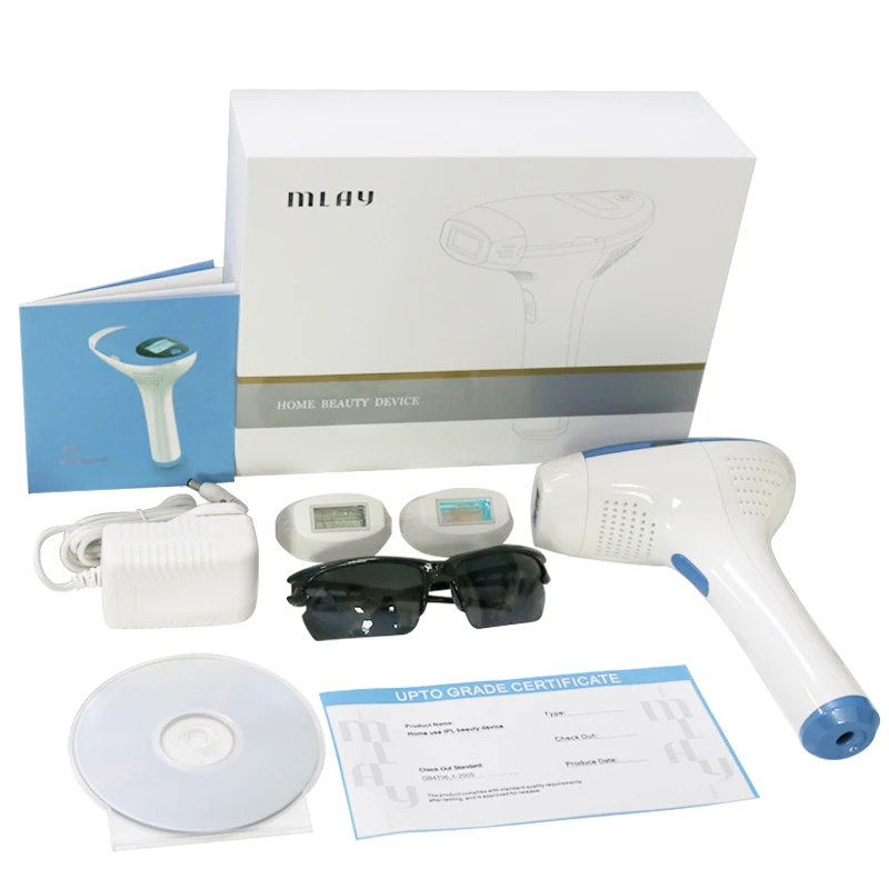 Mlay портативная машина для домашнего использования для омоложения кожи ipl лазерная машина для удаления волос с лампой для удаления волос 300000 снимков