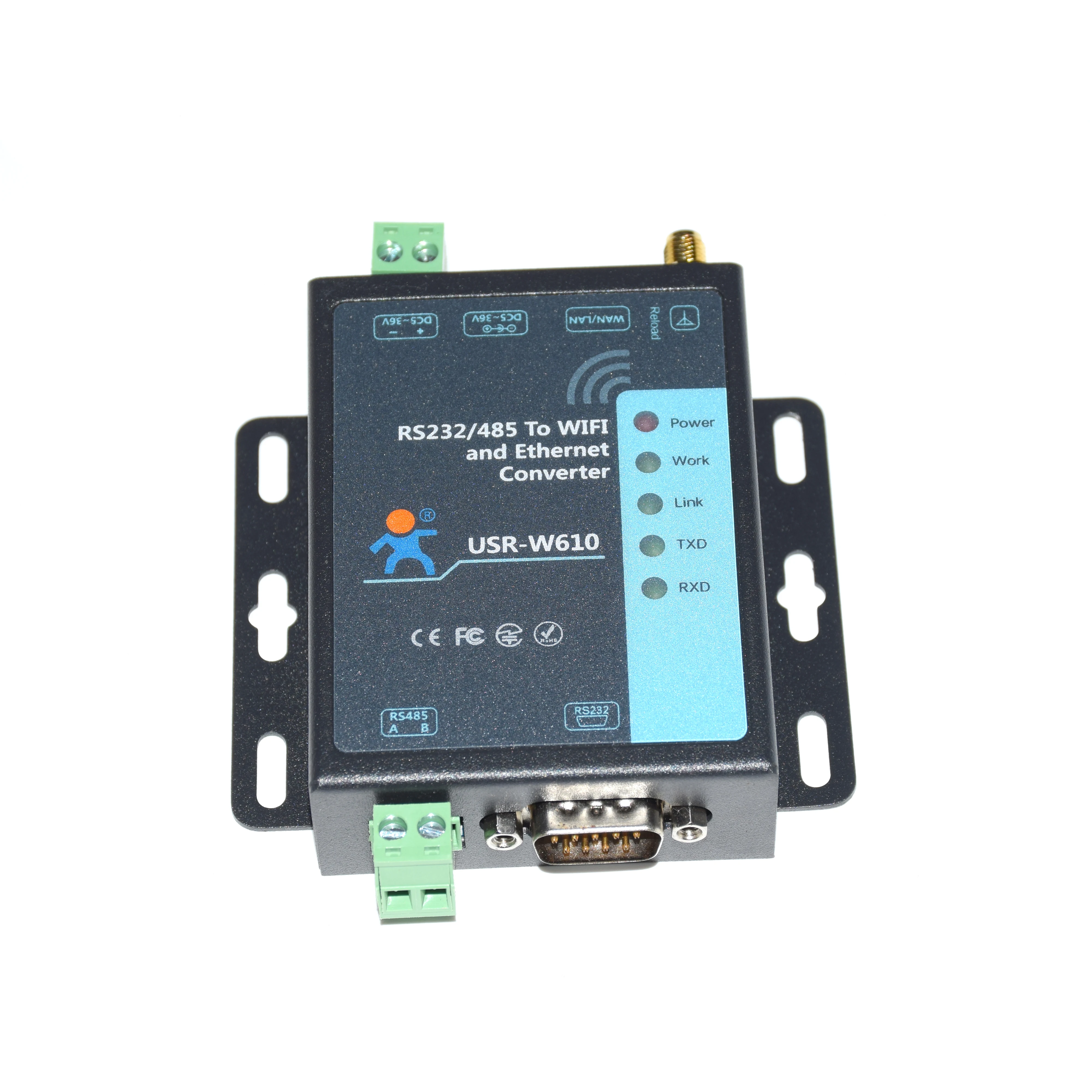 Последовательный порт RS232 RS485 Wi Fi и Ethernet RJ45 конвертер сервера устройство USR W610
