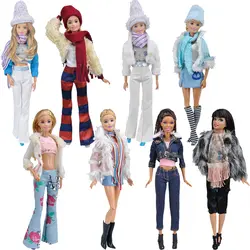 Модная нарядная одежда для кукол Элегантная блузка повседневная одежда на четыре сезона костюм для Барби кукольные Брюки Одежда