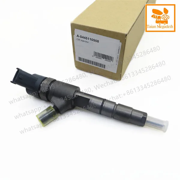 Подлинная и абсолютно новая дизельная Топливная форсунка COMMON RAIL 0445110508, 129E01-53100 для двигателя YANMAR