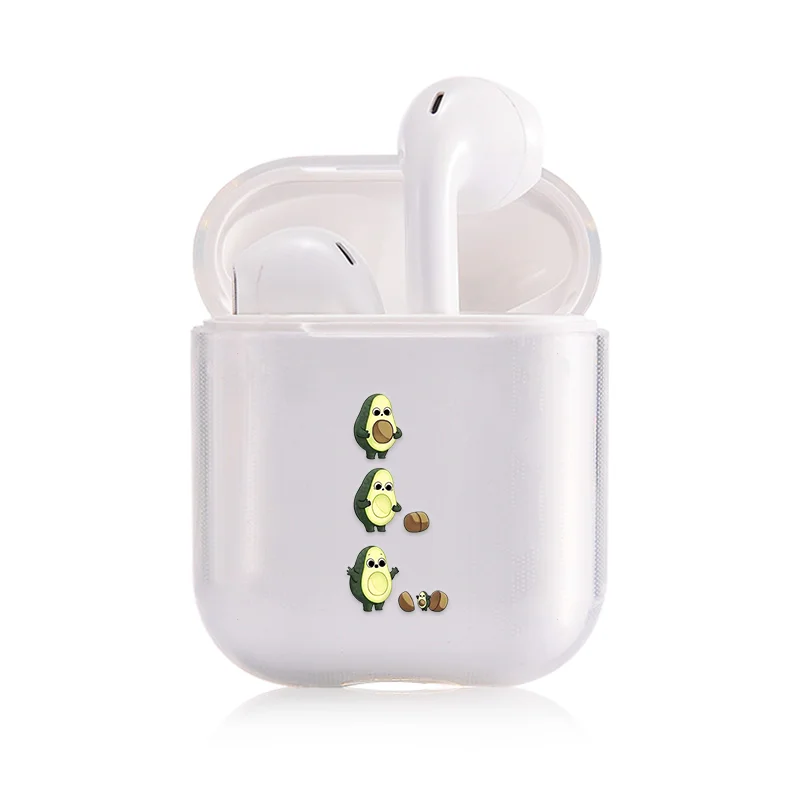 I000041 Мягкий чехол для наушников для Apple Airpods 1/2 противоударный чехол для Apple гарнитура для Airpods чехол s Маргаритка Защитные чехлы для пар - Цвет: I000041