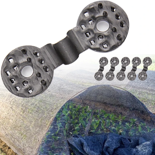 Nap Árnyék Nettó Klip Kerti Szerszámok Üvegházhatású Árnyékoló Ruhák Rögzítse A Bilincset Műanyag Grommet Kerítés Háló Horog