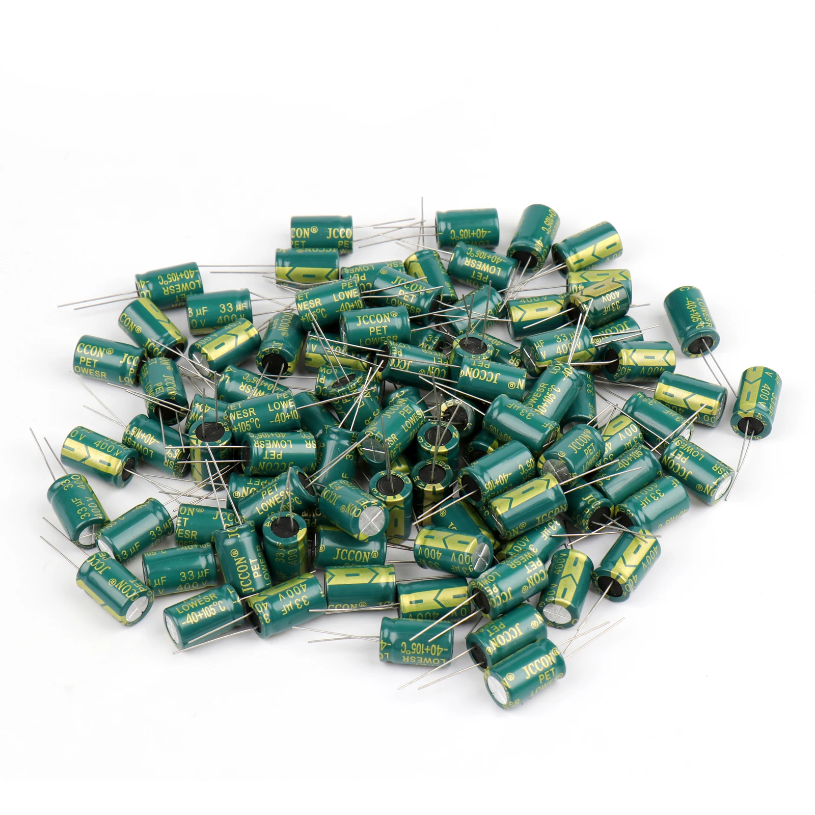 JCCON Aluminum Capacitor 6.3V 10V 16V 25V 35V 50V 63V 100V 400V 450V 100UF 220UF 330UF 680UF 1000UF 470UF High Frequency Low ESR JCCON Aluminum Capacitor 6.3V 10V 16V 25V 35V 50V 63V 100V 400V 450V 100UF 220UF 330UF 680UF 1000UF 470UF High Frequency Low ESR