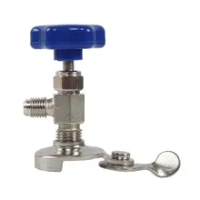 Ouvre bouteille de réfrigérant Valve de distribution ouvre bouteille R12 R134a R22 R410a R600a ouvre bouteille de robinet en conserve