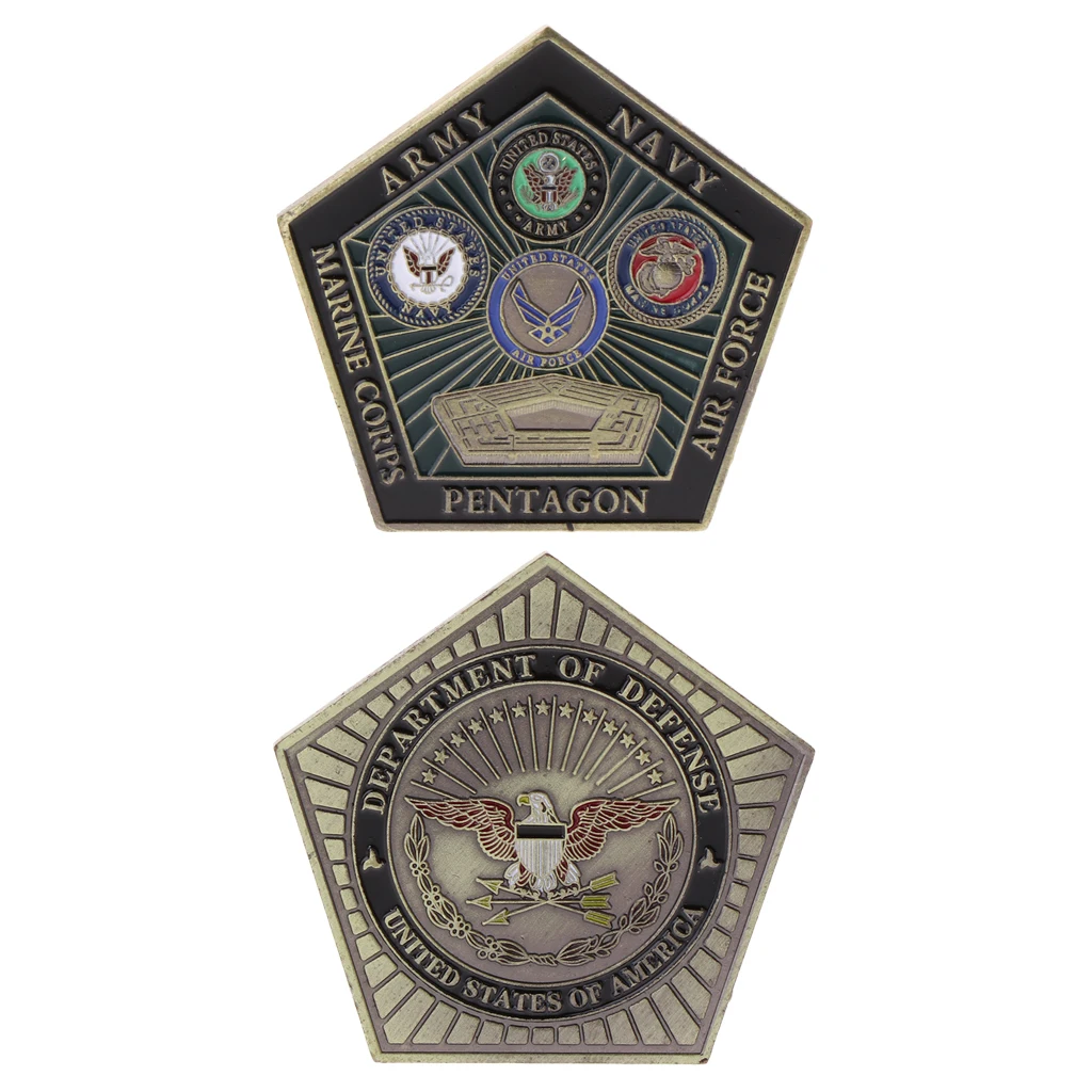 Памятная монета Американская Армия морской пятиугольник художественные подарки для коллекции сувенир