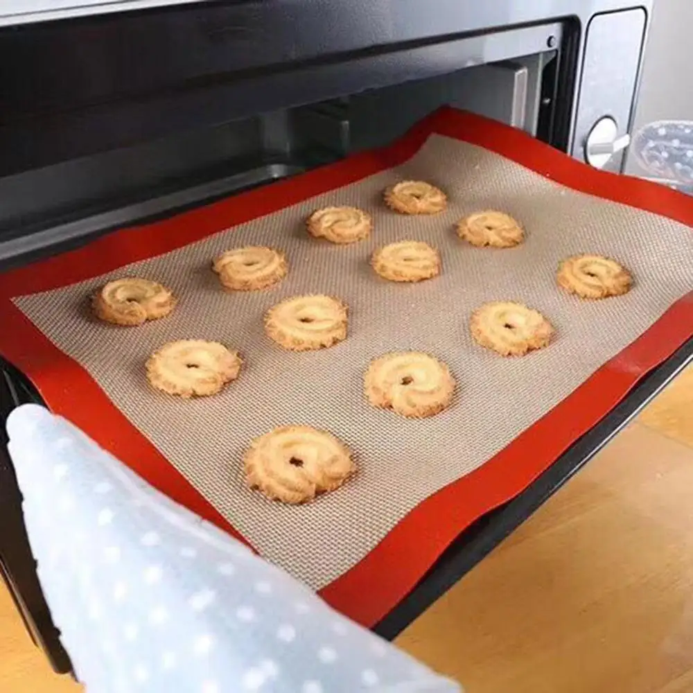 

Non-Stick Silicone Baking Mat Pad Sheet Baking pastry tools Rolling Dough Mat Large Size for Cake Cookie Macaron