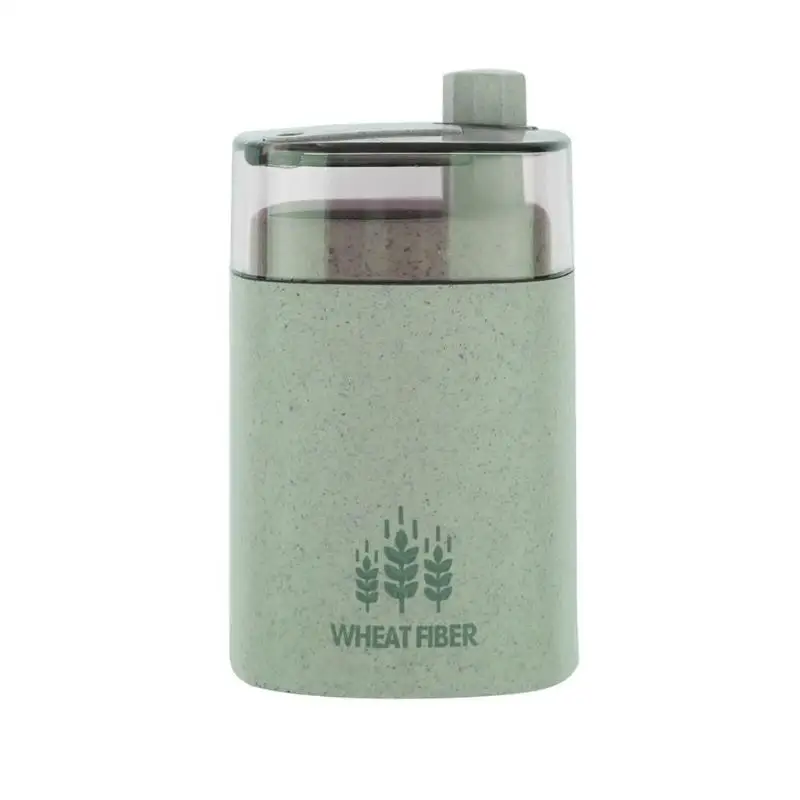 5.3 x 9.3 cm New Creative Automatic Toothpick Holder Container Wheat Straw European Household Table Toothpick Storage Box Toothpick Dispenser - Color: 5.3 x 9.3 cm