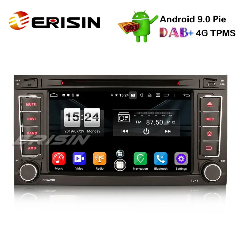 Erisin ES7706T 7&quot Android 9.0 Car Stereo DAB+ DVD GPS System BT Wifi OBD | Автомобили и мотоциклы